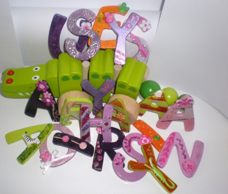 Mes ptites lettres en bois